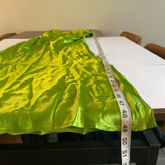 Zara neon green slip dress - Picture 14 of 16